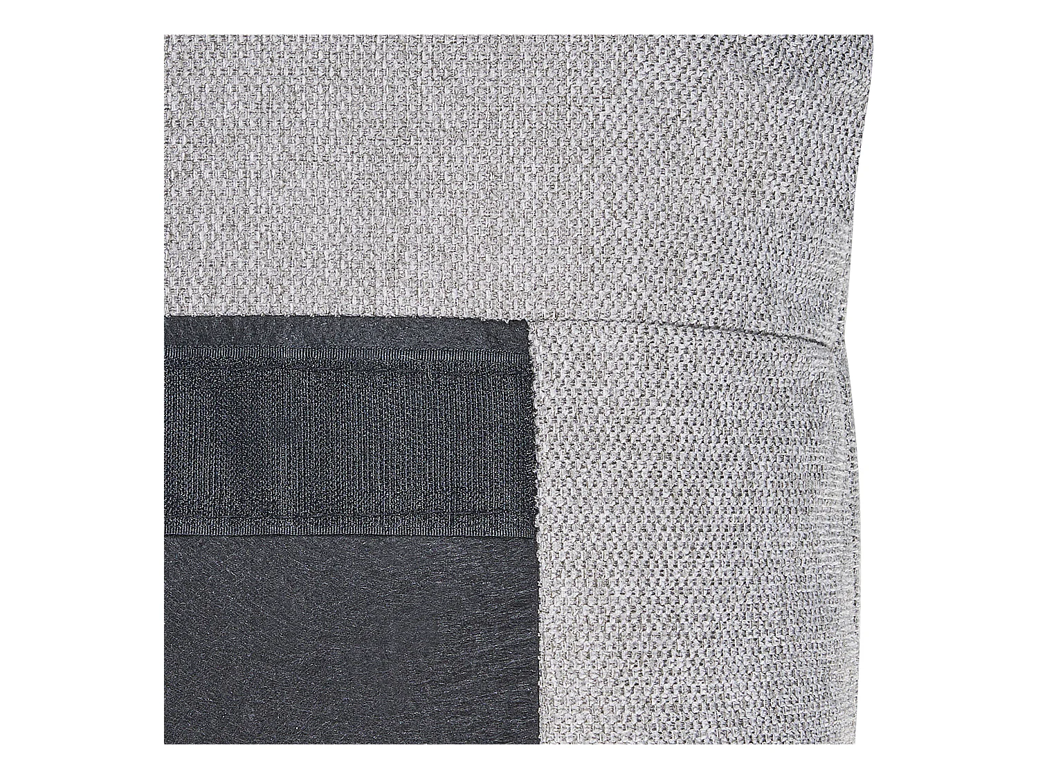 Canapé 2 places TROSA Tissu Gris clair