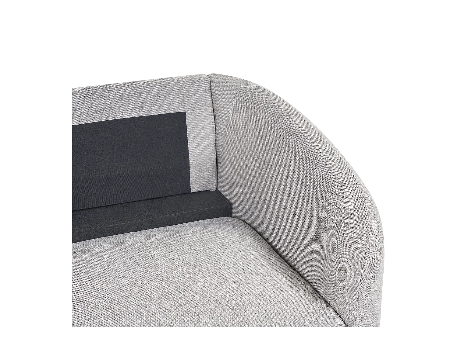 Canapé 2 places TROSA Tissu Gris clair