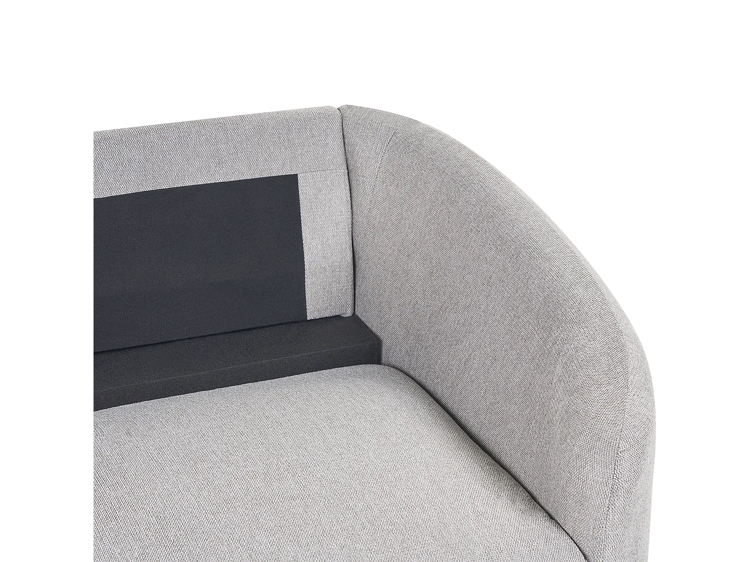 Canapé 2 places TROSA Tissu Gris clair