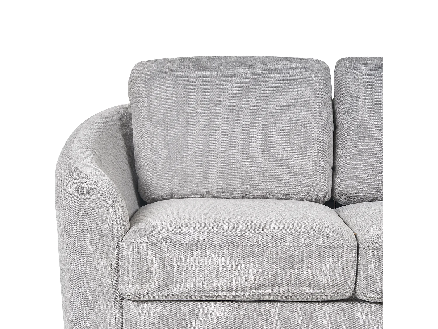 Divano TROSA Tessuto Grigio chiaro 2 posti