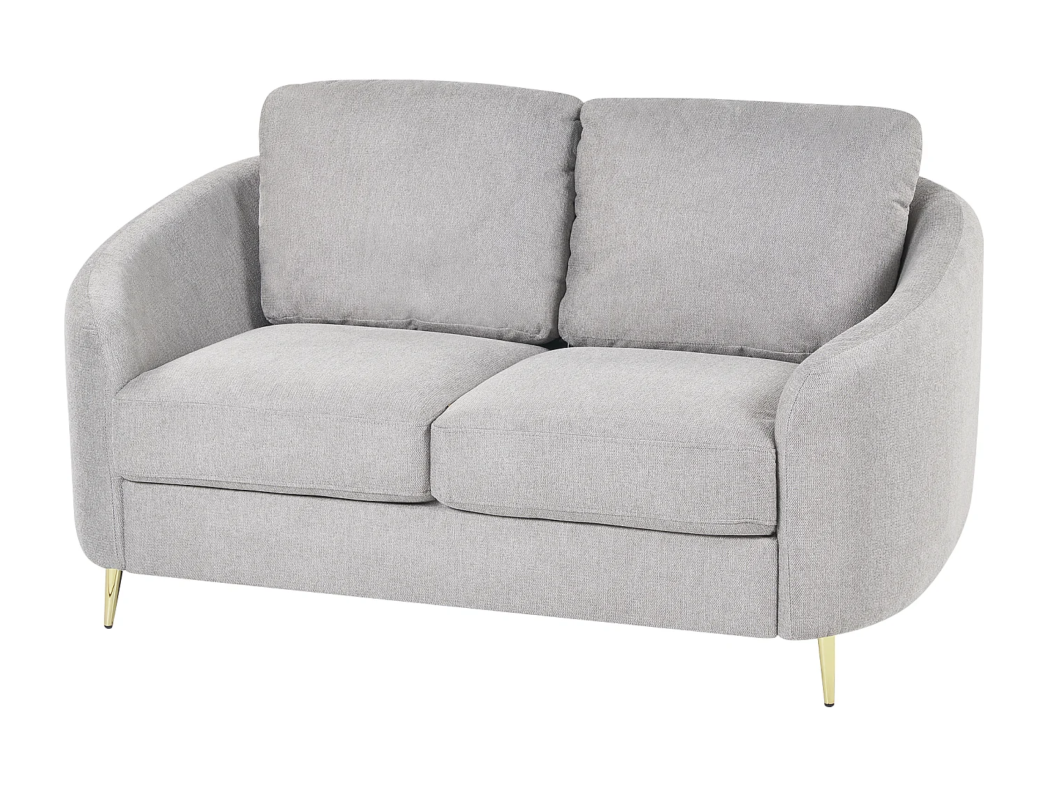 Canapé 2 places TROSA Tissu Gris clair