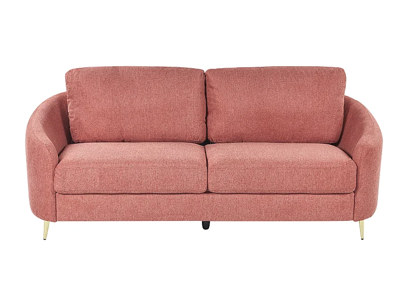 Sofá TROSA Tela Rosa 3 plazas