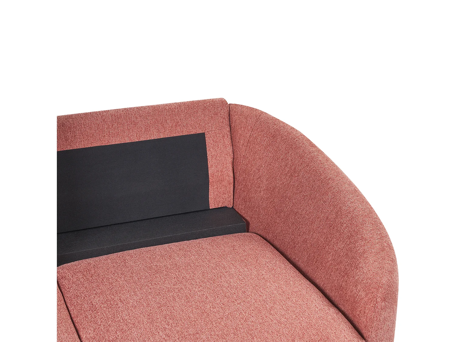 Canapé 2 places en tissu rose TROSA