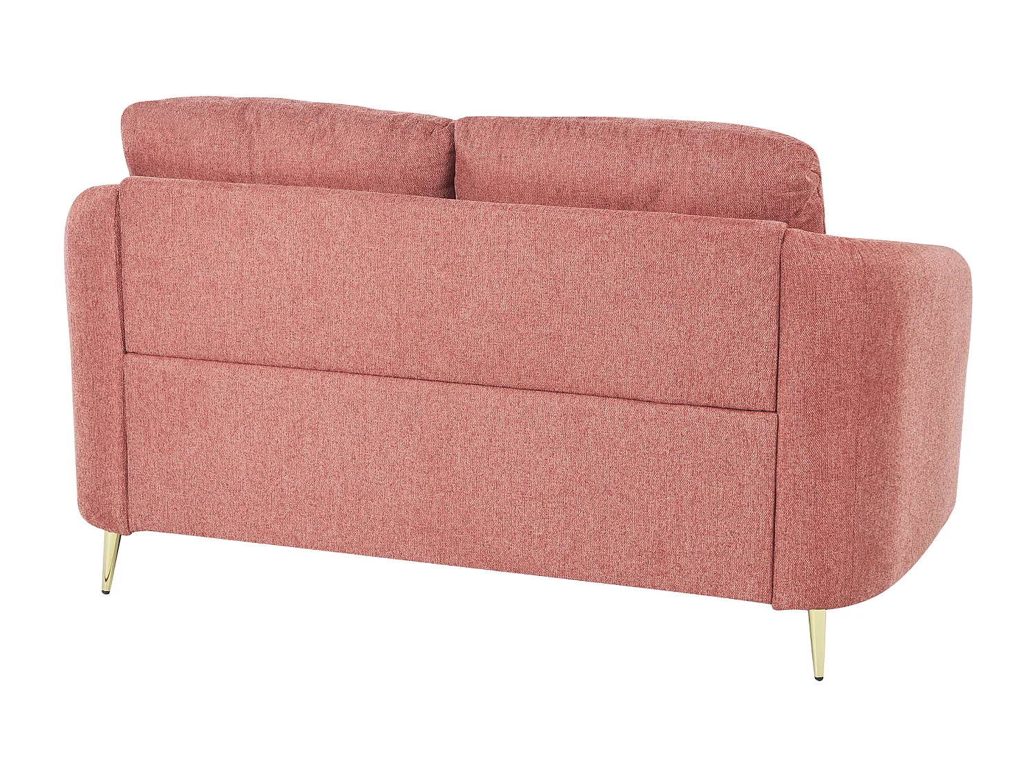 Canapé 2 places en tissu rose TROSA