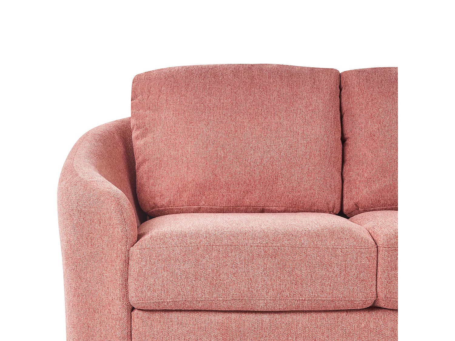 Canapé 2 places en tissu rose TROSA