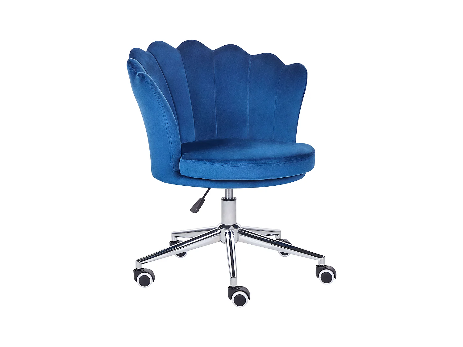 Chaise de bureau MONTICELLO Velours Bleu