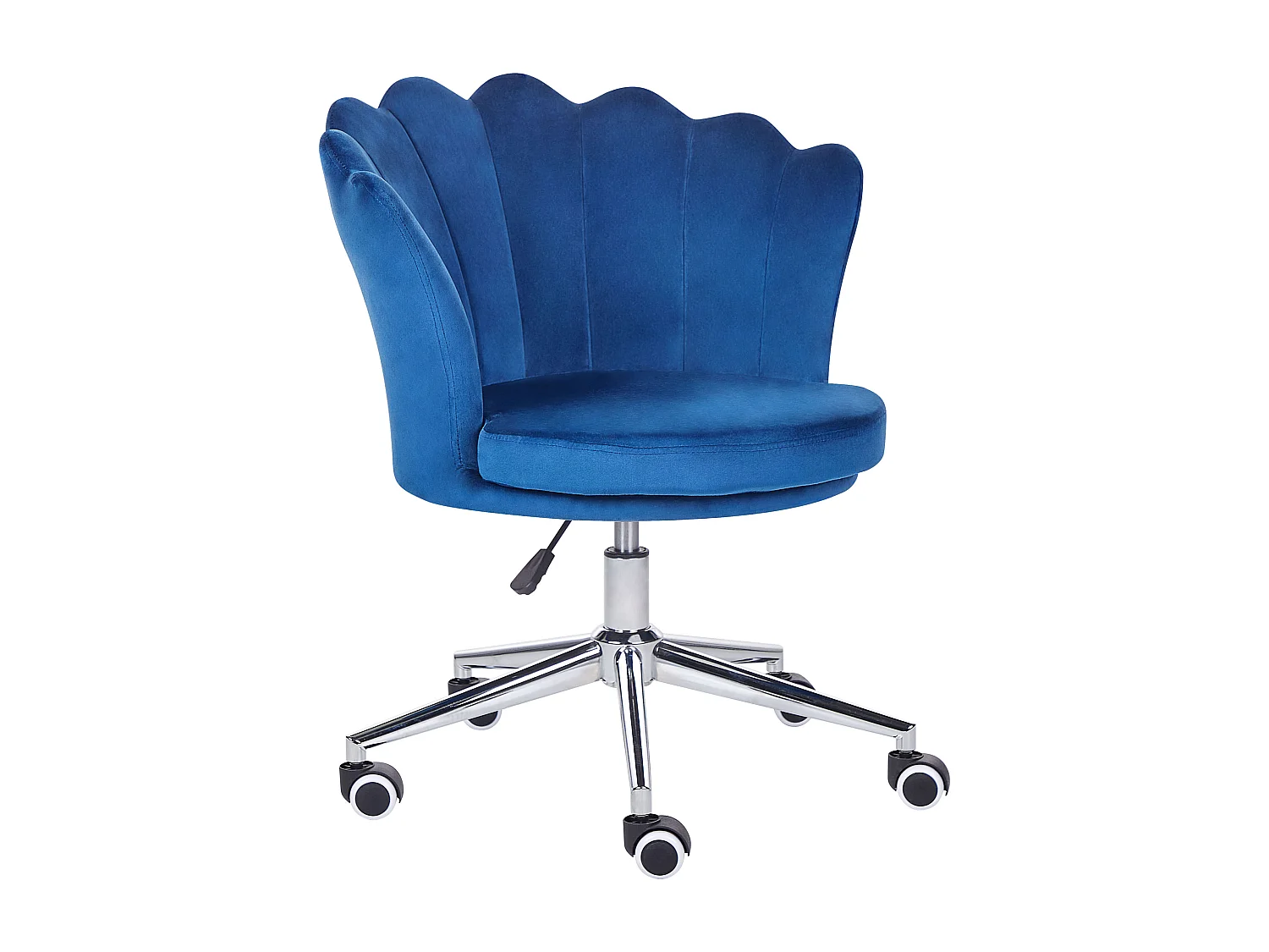 Chaise de bureau MONTICELLO Velours Bleu