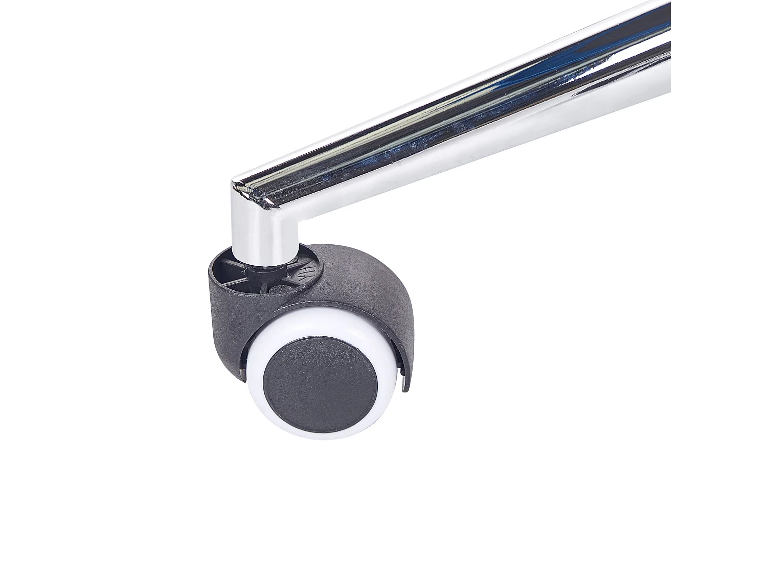 Bürostuhl Samtstoff blau / silber höhenverstellbar drehbar elegant Monticello