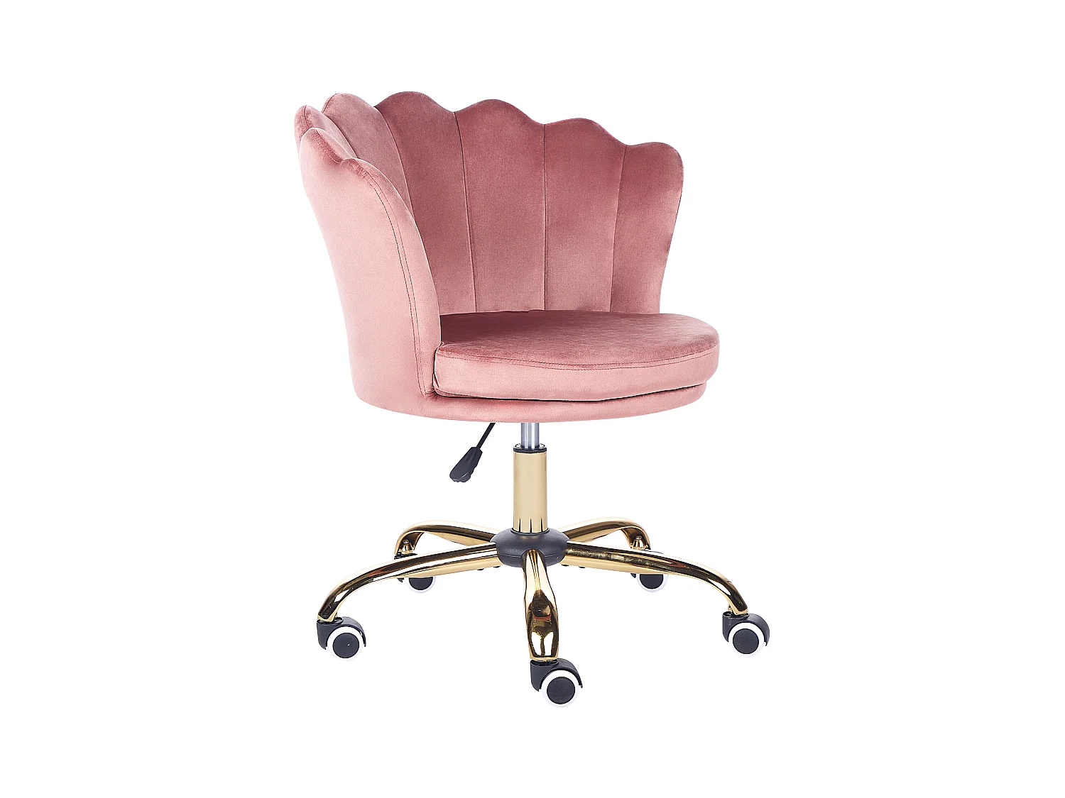 Sedia da scrivania MONTICELLO Velluto Rosa