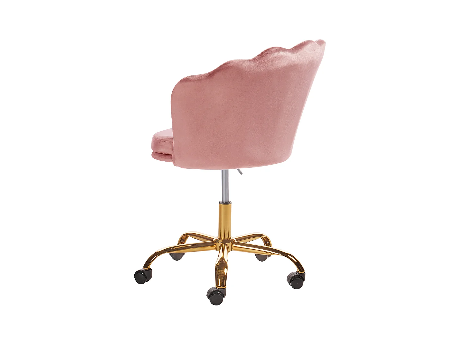Sedia da scrivania MONTICELLO Velluto Rosa