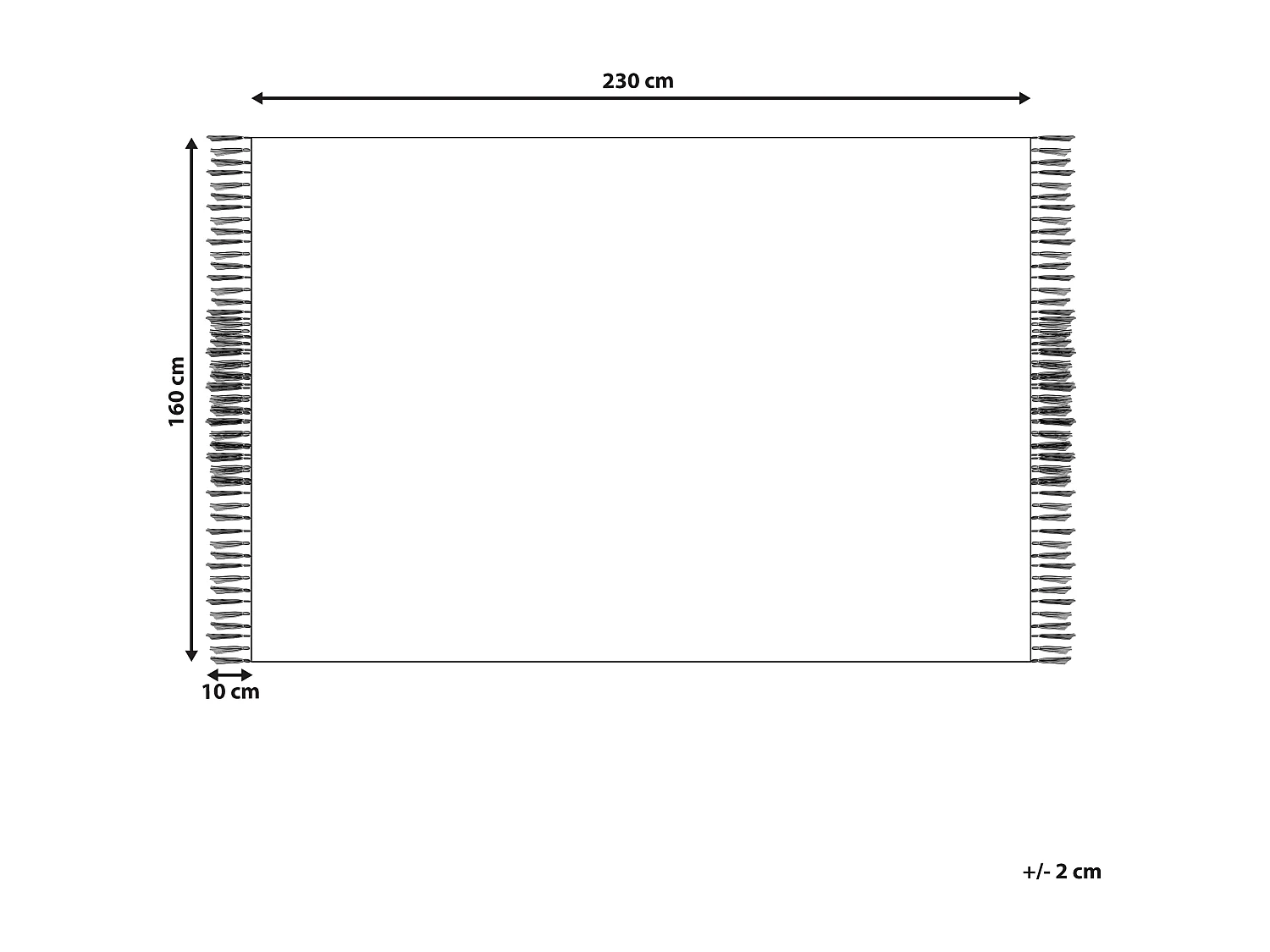 Buiten tapijt SAHBAZ 160 x 230 cm Multicolor