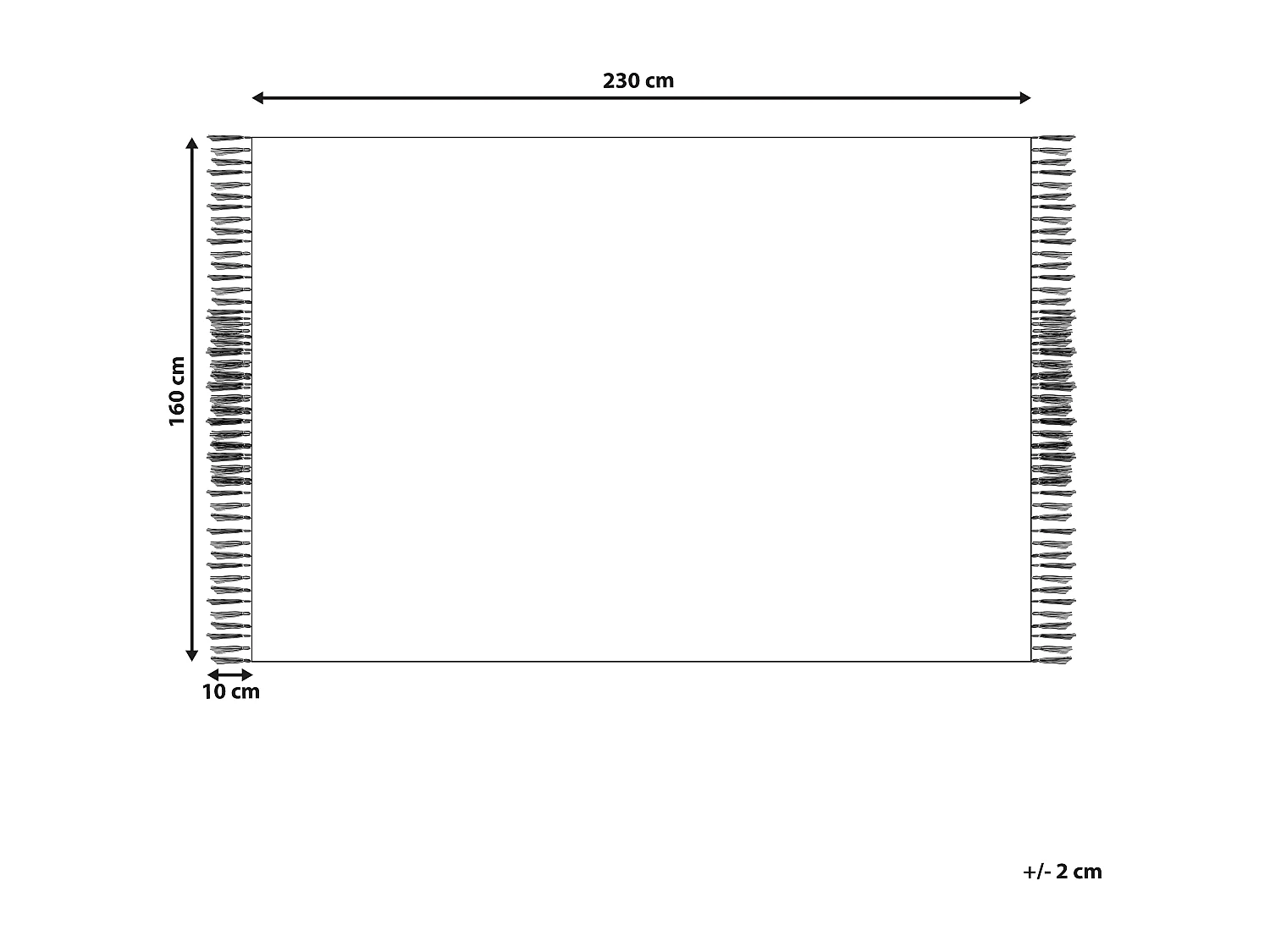 Buiten tapijt SAHBAZ 160 x 230 cm Multicolor