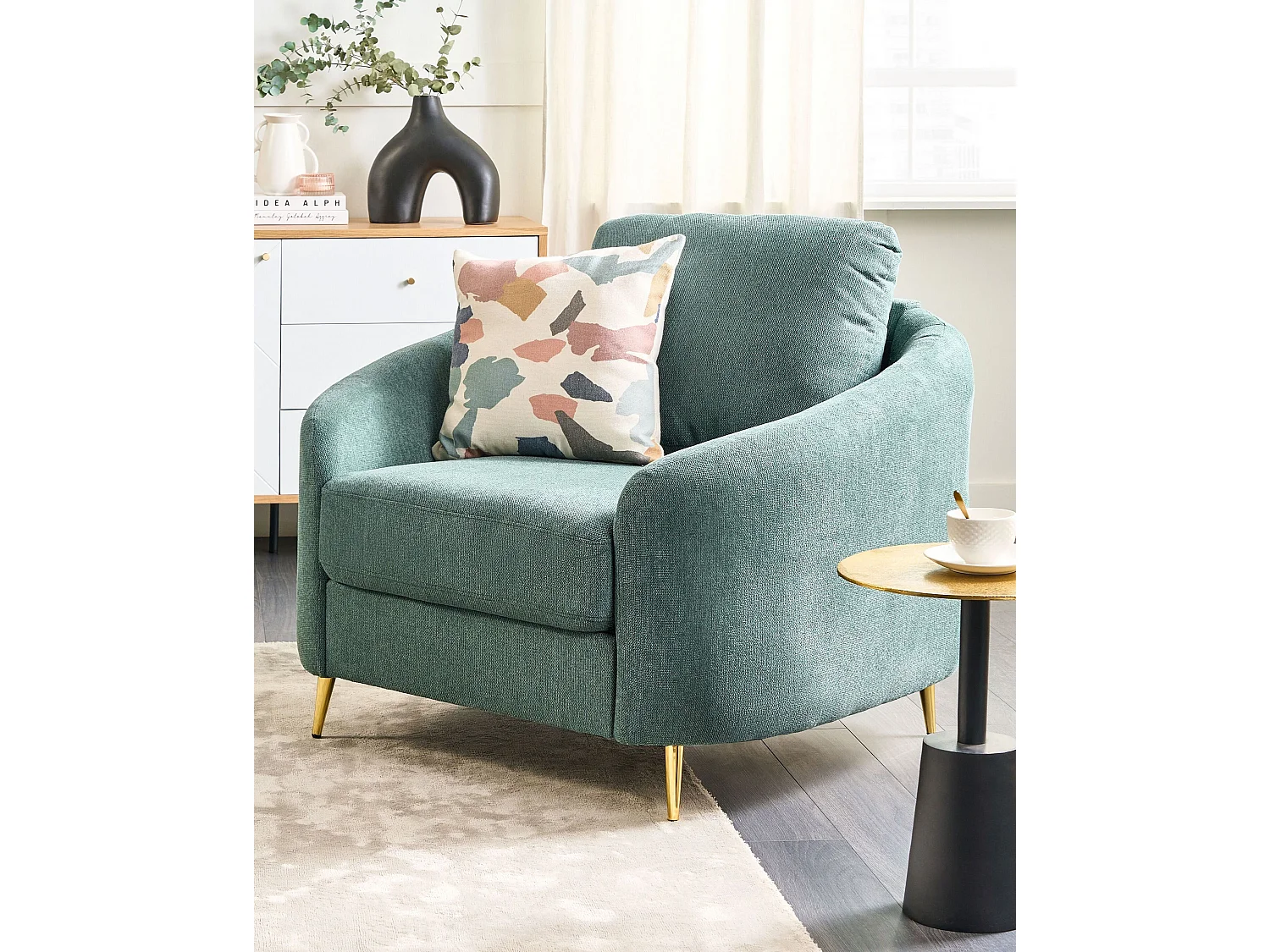 Fauteuil TROSA Tissu Vert