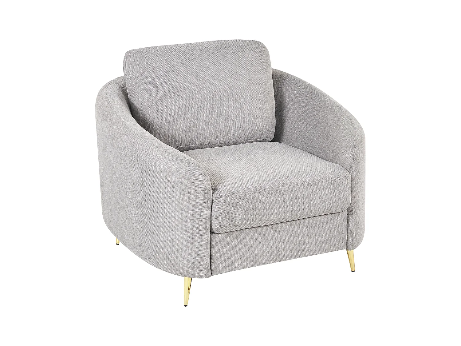 Fauteuil TROSA Tissu Gris clair