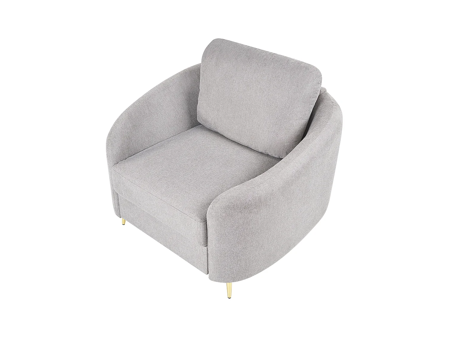 Fauteuil TROSA Tissu Gris clair