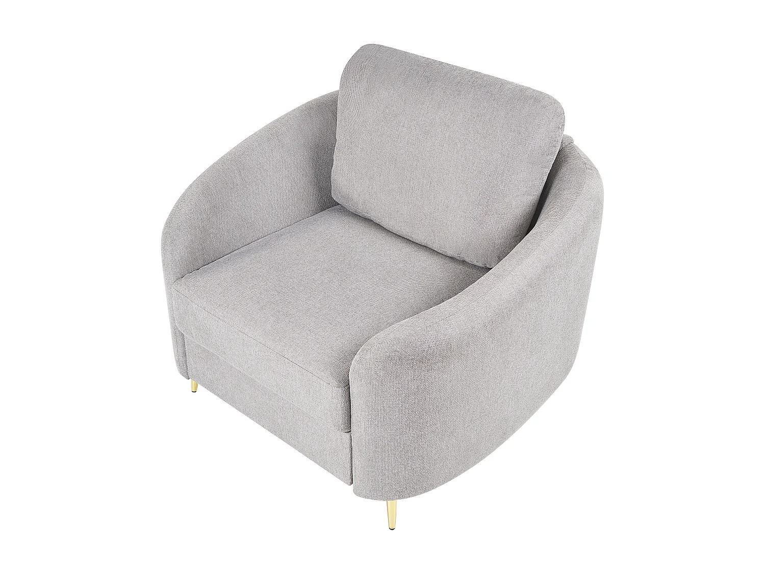 Fauteuil TROSA Tissu Gris clair