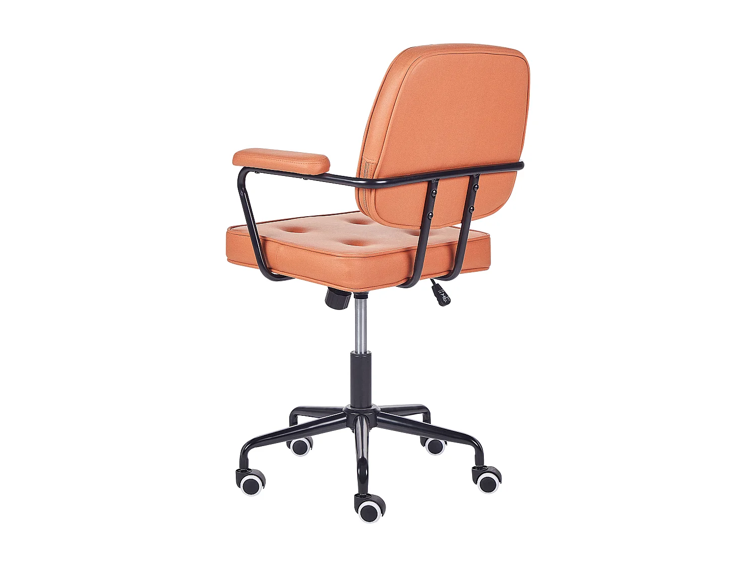 Sedia da scrivania PAWNEE Pelle sintetica Arancione