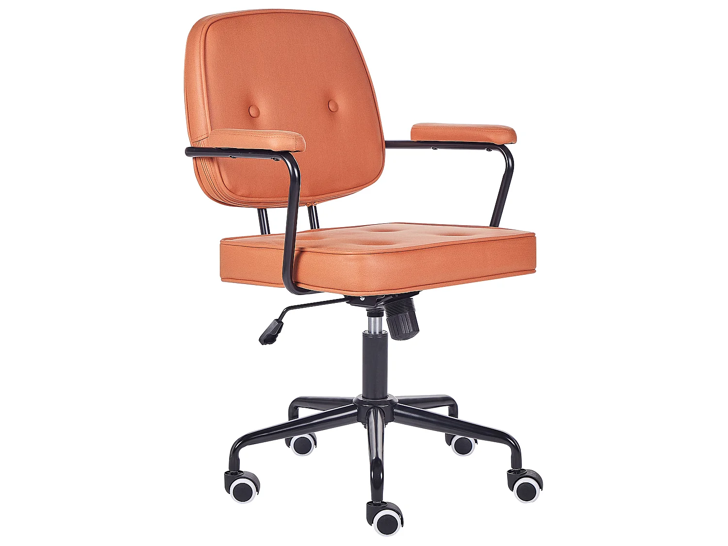 Chaise de bureau PAWNEE Cuir PU Orange