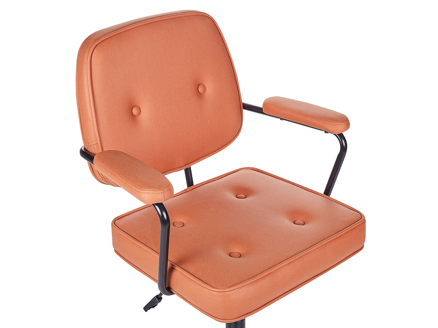 Chaise de bureau PAWNEE Cuir PU Orange