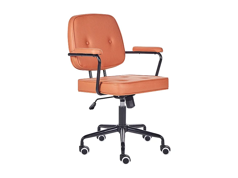 Chaise de bureau PAWNEE Tissu Orange