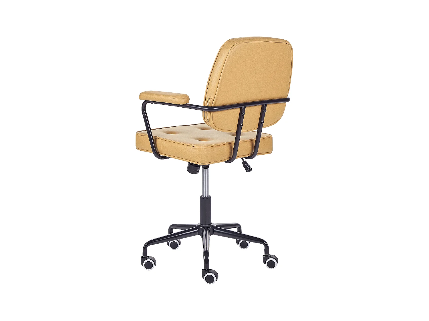 Sedia da scrivania PAWNEE Pelle sintetica Giallo