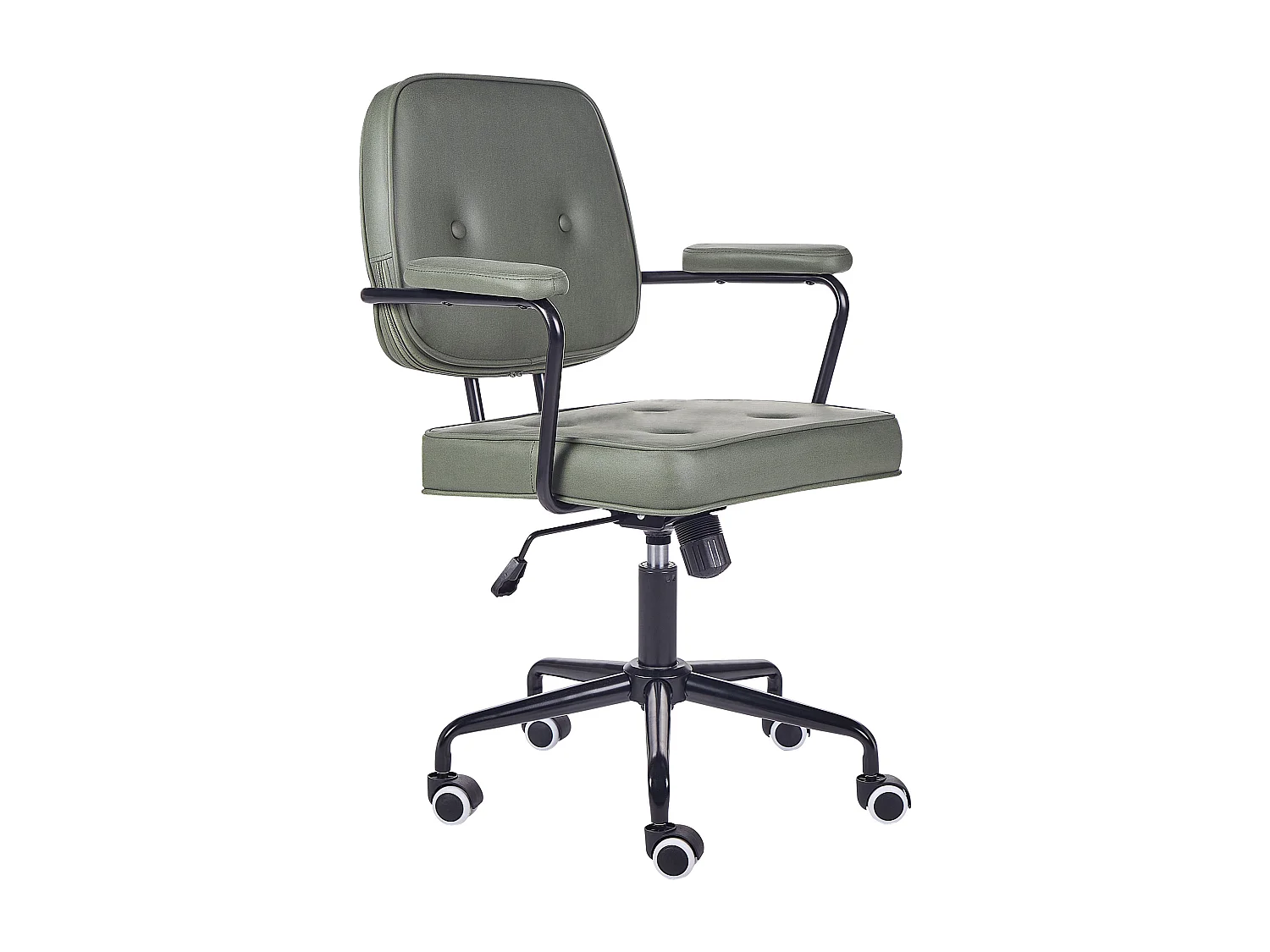 Chaise de bureau PAWNEE Tissu Vert foncé