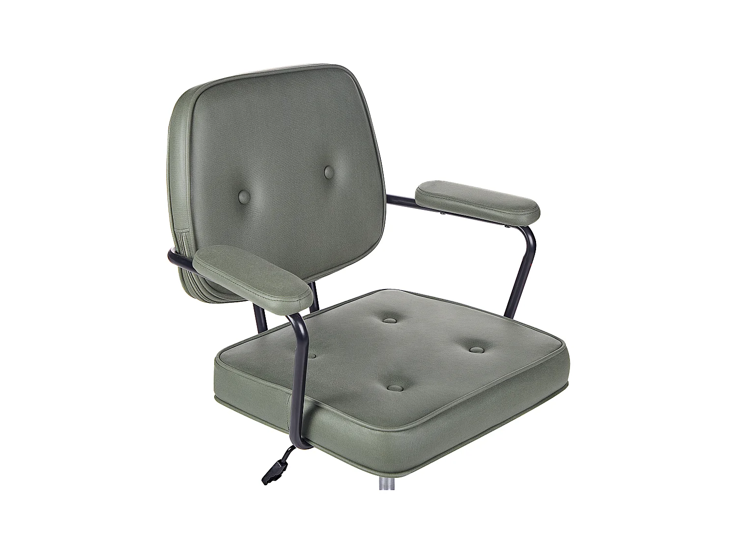 Chaise de bureau PAWNEE Tissu Vert foncé