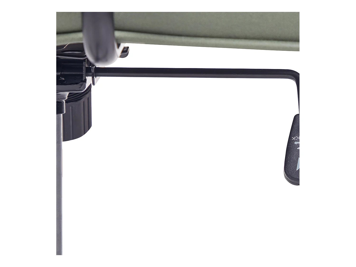 Chaise de bureau PAWNEE Tissu Vert foncé