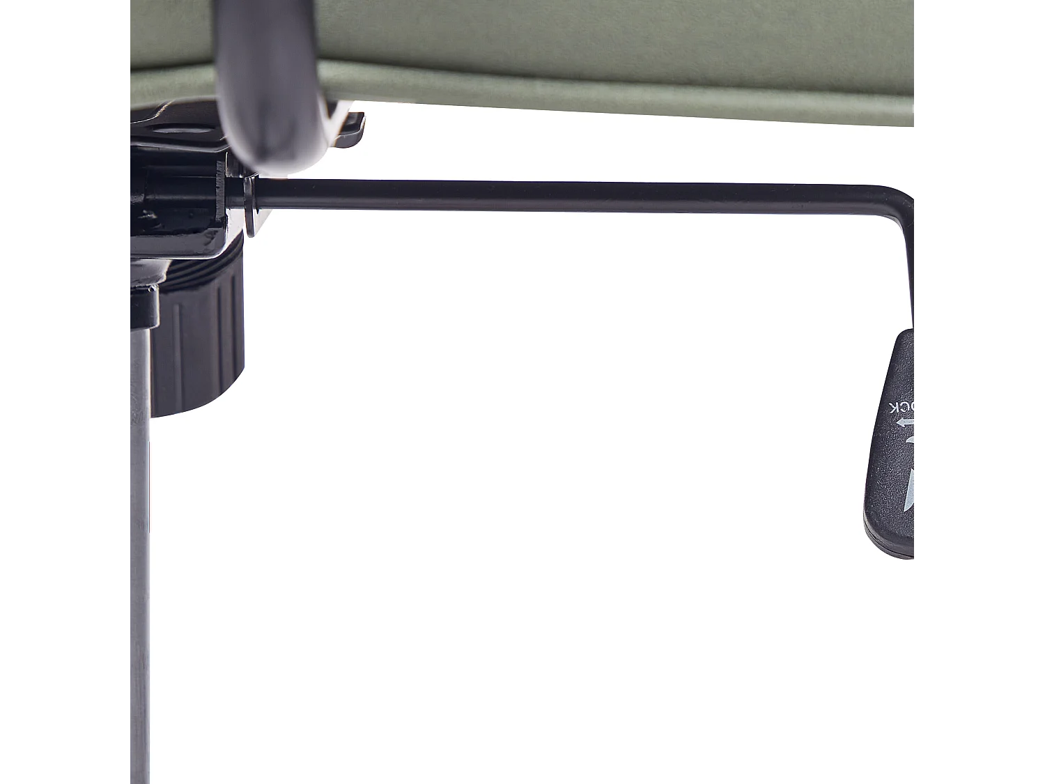 Chaise de bureau PAWNEE Tissu Vert foncé