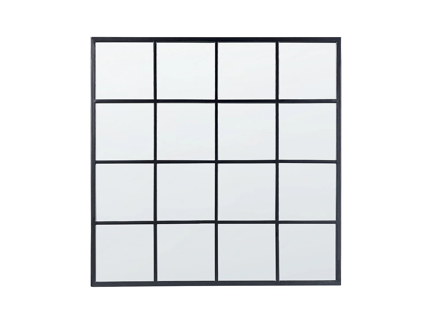 Miroir BLESLE 78 cm 78 cm Métal Noir