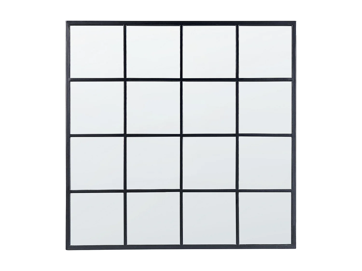 Wandspiegel BLESLE 78 cm 78 cm Metaal Zwart