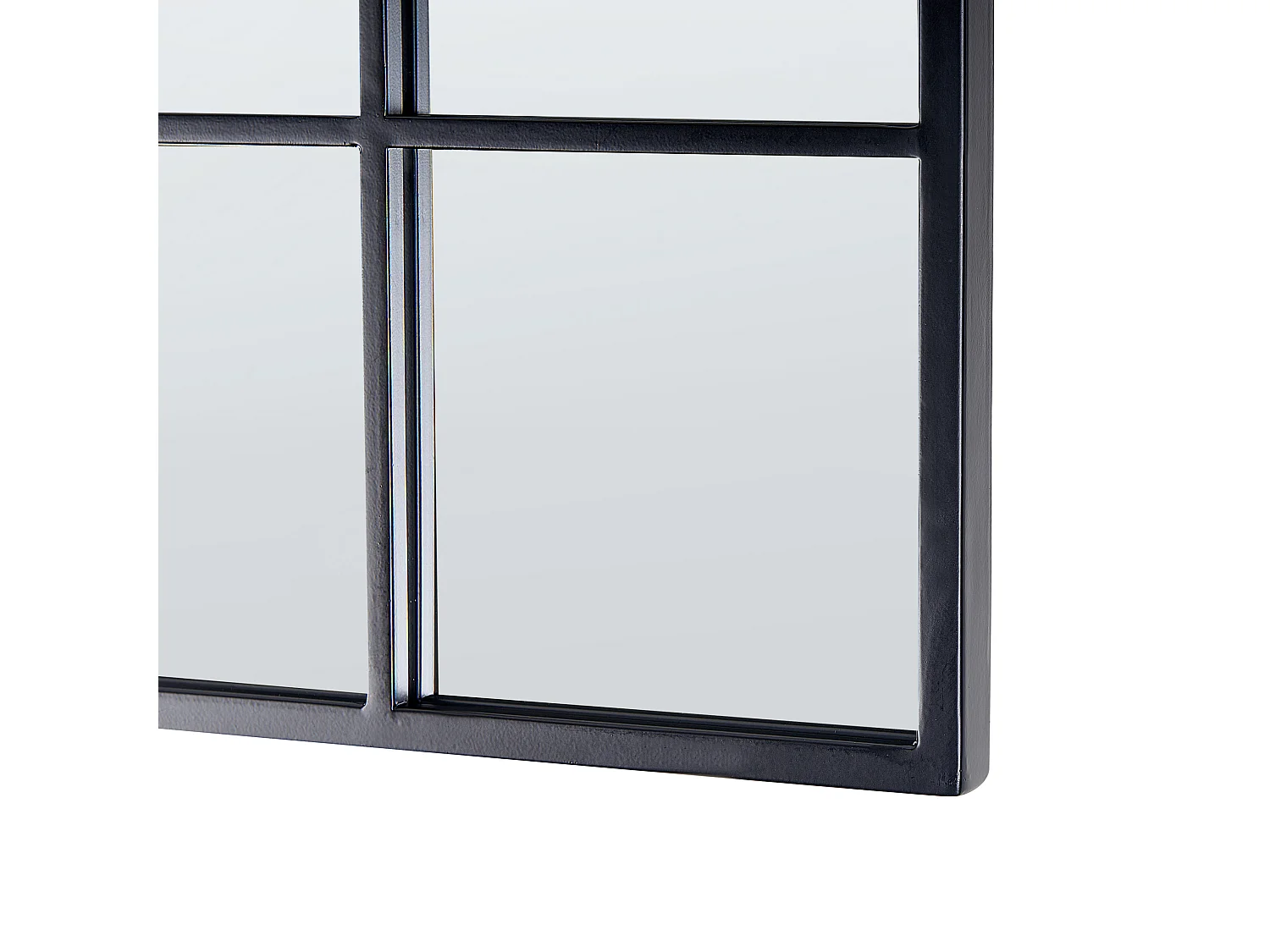 Wandspiegel BLESLE 78 cm 78 cm Metaal Zwart