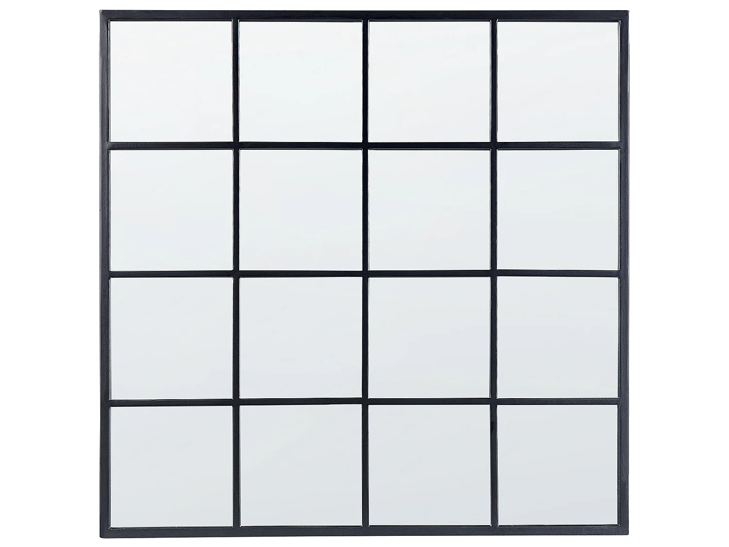 Miroir BLESLE 78 cm 78 cm Métal Noir
