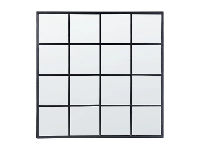 Miroir BLESLE 78 cm 78 cm Métal Noir