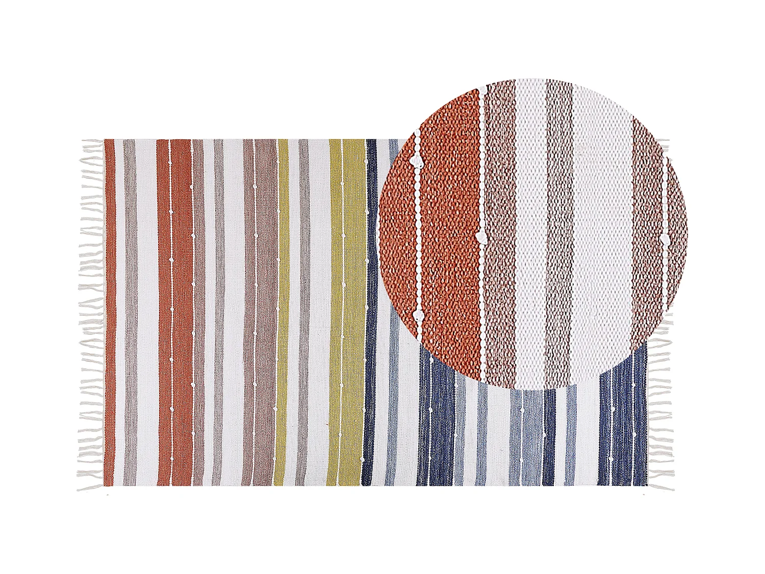 Dywan zewnętrzny 140 x 200 cm wielokolorowy TOZAKLI