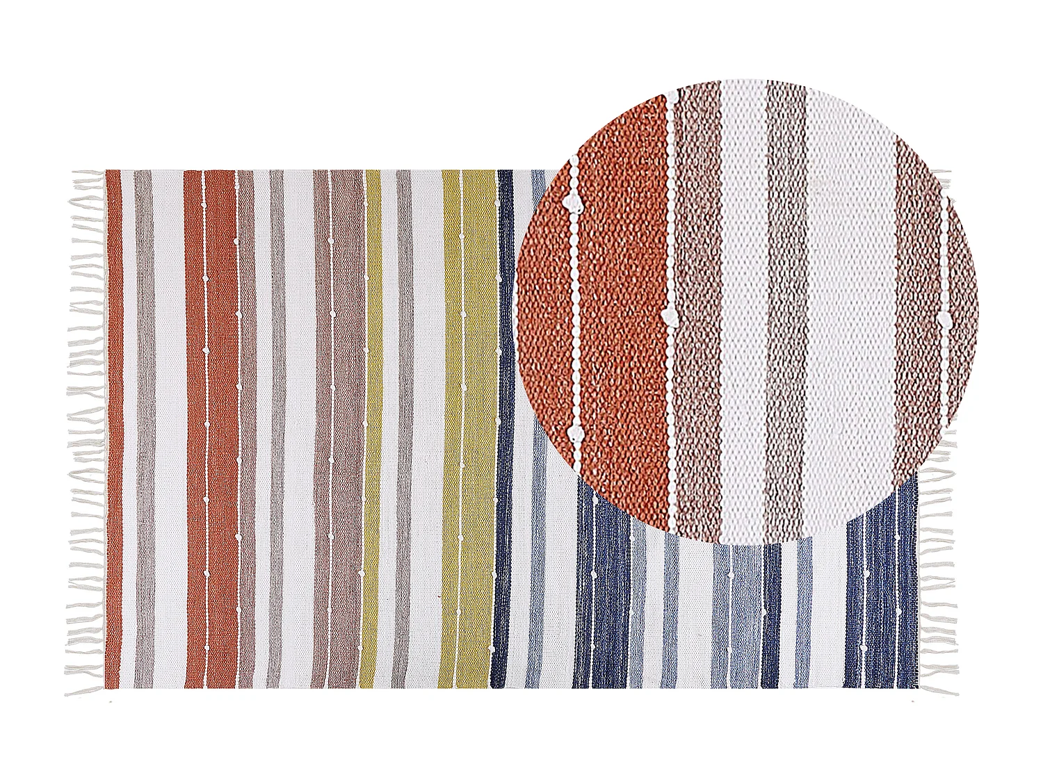 Tapis d'extérieur TOZAKLI Multicolore 140 x 200 cm