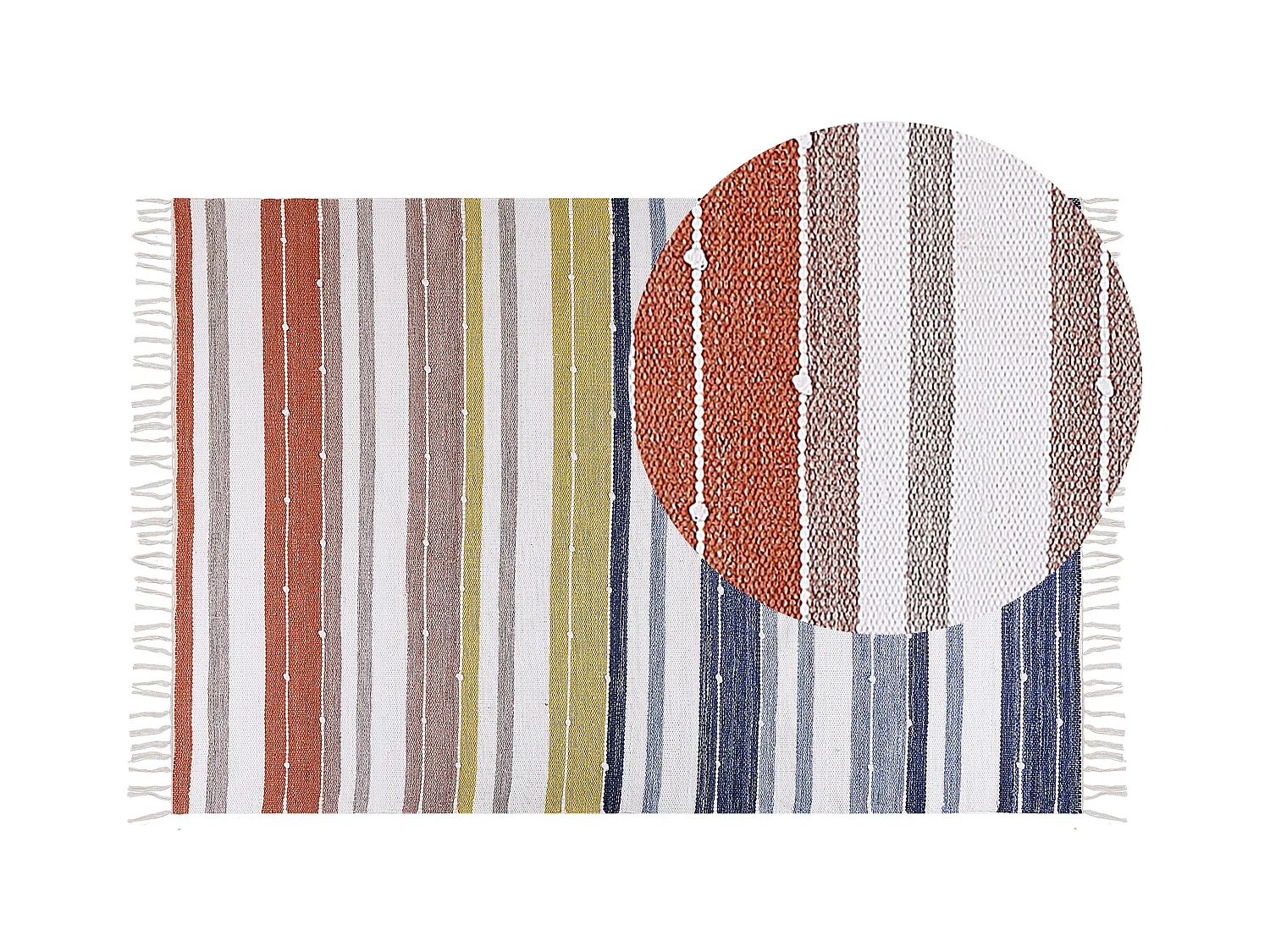 Dywan zewnętrzny 160 x 230 cm wielokolorowy TOZAKLI