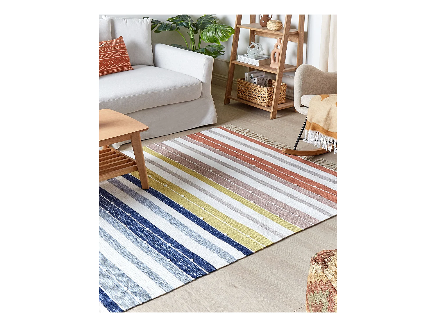 Dywan zewnętrzny 160 x 230 cm wielokolorowy TOZAKLI