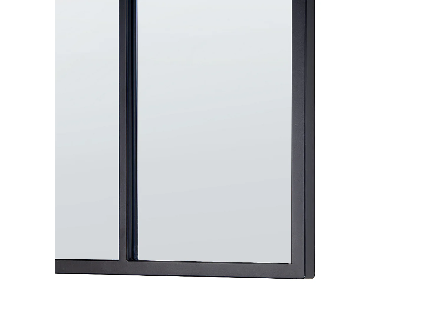 Wandspiegel CAMON 38 cm 132 cm Metaal Zwart