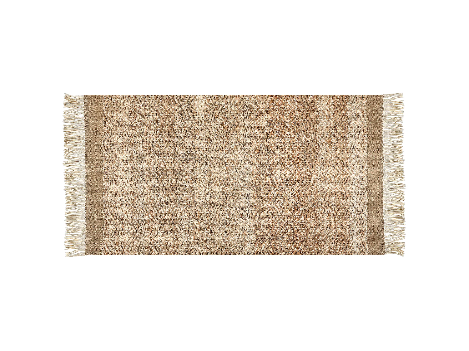 Vloerkleed ABANA 80 x 150 cm Jute Beige