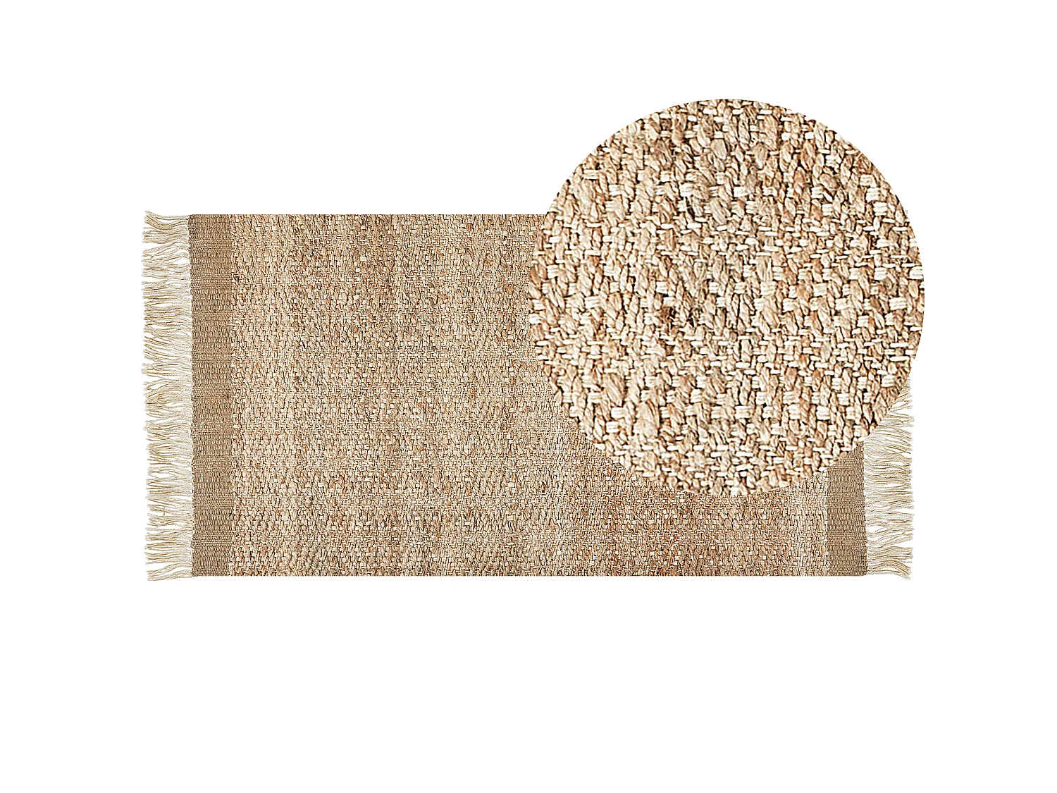 Tapis ABANA Beige 80 x 150 cm Jute