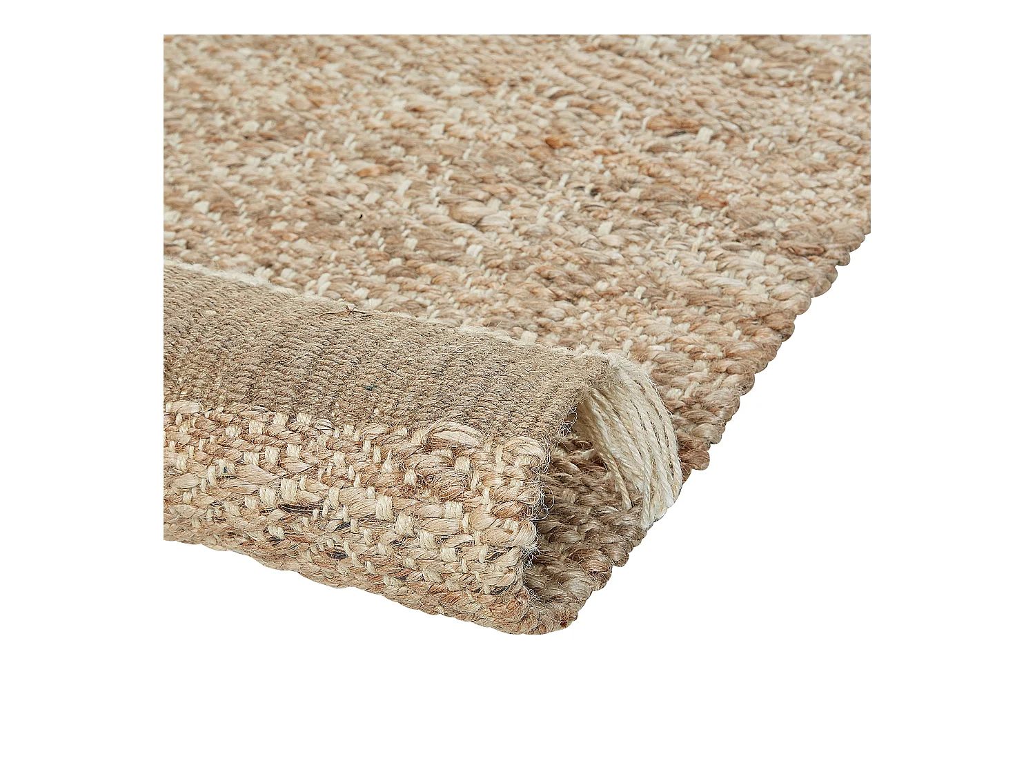 Vloerkleed ABANA 160 x 230 cm Jute Beige