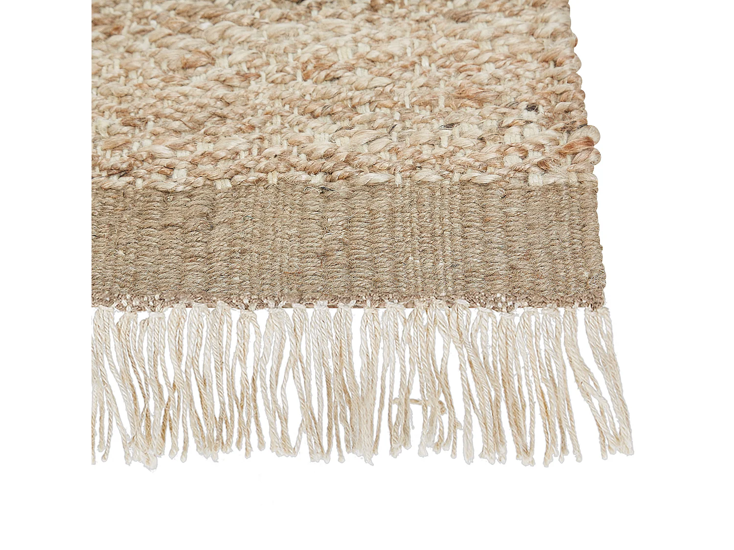 Vloerkleed ABANA 160 x 230 cm Jute Beige