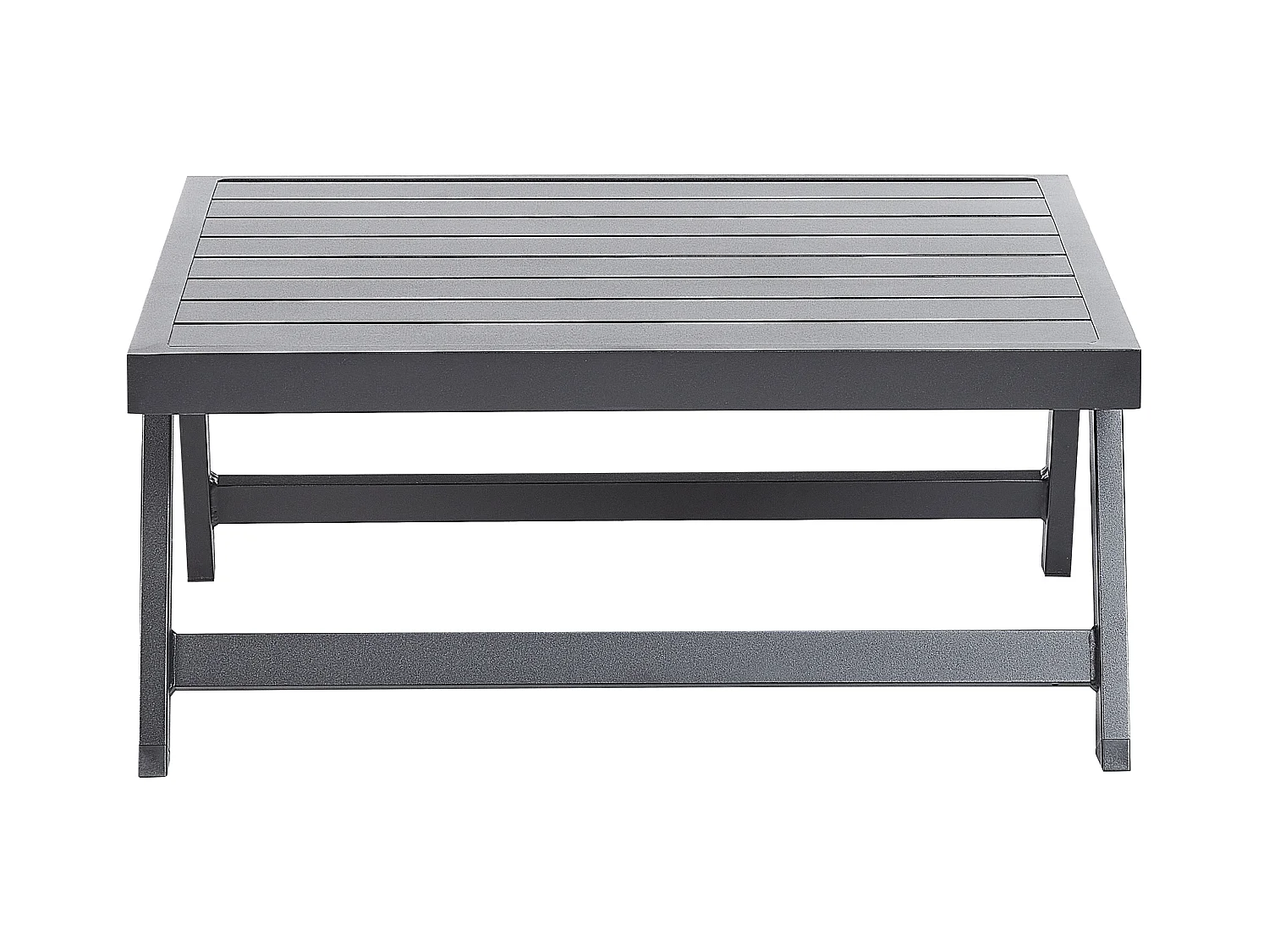 Conjunto esquinero de jardín 5 plazas COCCORINO Metal Gris