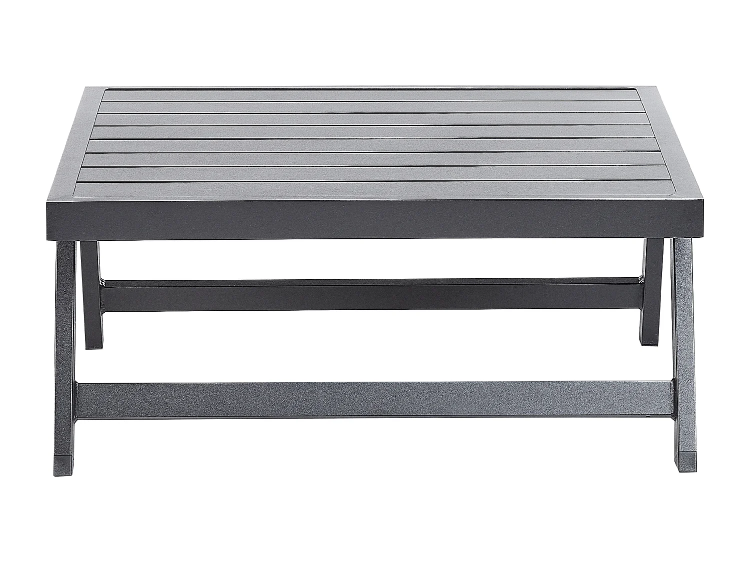 Ensemble de canapés d'angle de jardin 5 places COCCORINO Métal Gris