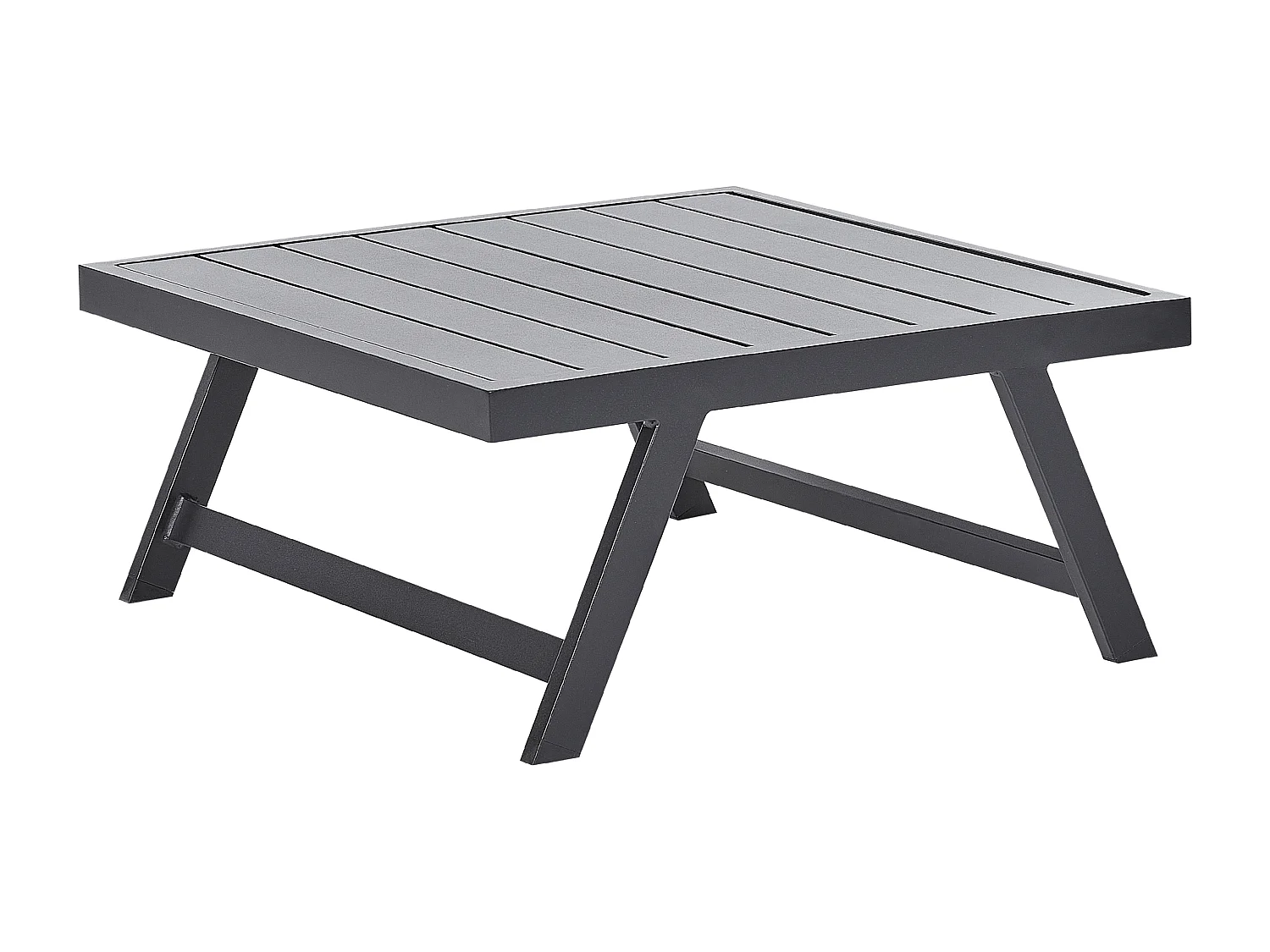 Ensemble de canapés d\'angle de jardin 5 places COCCORINO Métal Gris