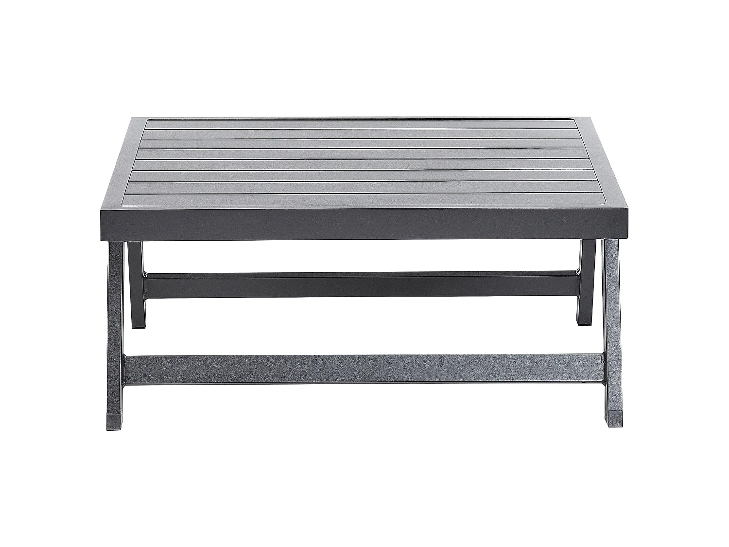 Ensemble de canapés d'angle de jardin 5 places COCCORINO Métal Gris