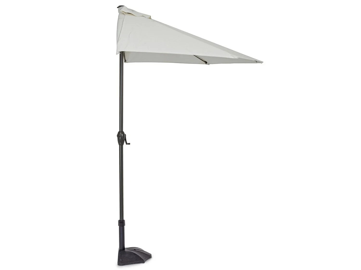 Sombrilla de balcón semicircular Ø270 cm Kalife YES - Azul Marino