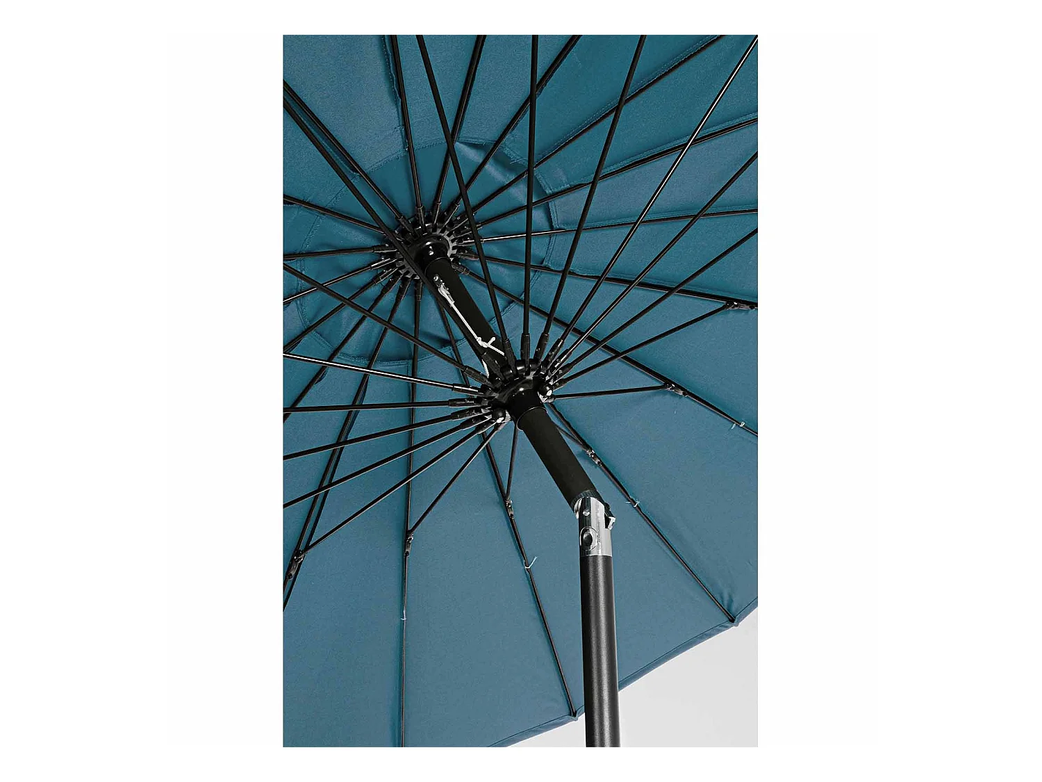 Parasol Bizzotto Atlanta-0795688-B avec pieds, couleur bleue
