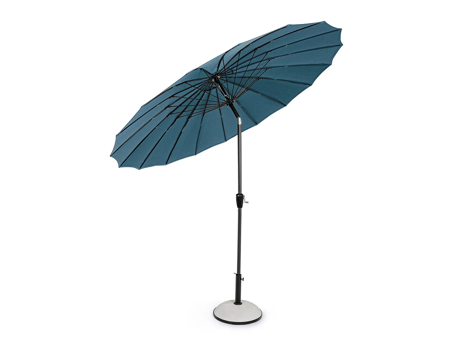 Bizzotto Atlanta-0795688-B Sonnenschirm mit Ständern, blaue Farbe